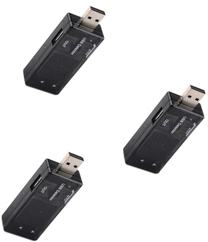 Laikoutd 3-9V 0-5A Double USB Current Electricity Charging Detector Tester Battery Voltmeter Ammeter Charging Tester Detector USB Electricity Current Meter