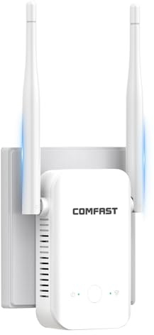 COMFAST Répéteur WiFi Puissant, N300Mbps 2,4GHz Amplificateur WiFi