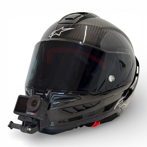 Action Cam Chin Mount für Motorradhelme (Single, Alpinestars Supertech R10)