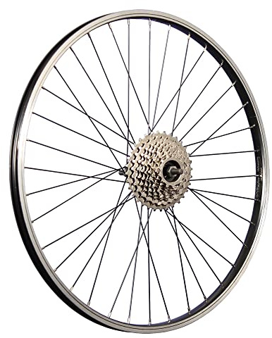 Taylor-hjul 26 tums cykel bakhjul aluminiumfälg med 8 fack skruvkrans svart