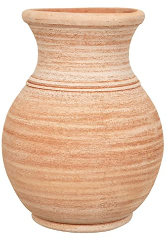 Biscottini Orcio aus Toskana Terracotta, 45 x 34 x 34 cm, für den Außenbereich, hergestellt in Italien, Giara