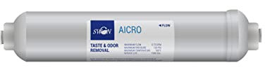 Bellerofonte Filtro in linea con Carbone Attivo in Granuli GAC 10 pollici, Pre filtro per gli impianti ad osmosi inversa, impianti trattamento acqua potabile (1)