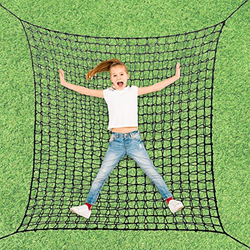 Kletternetz Spielplatz, Doppeltes Kletternetz Spielplatz, Fallschutznetz für Kinder Kletterschaukel Doppellagiges Schutznetz im Freien (2x3M)