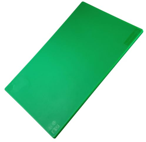 Tagliere in plastica extra grande – colore verde: per frutta e verdura – codifica colore secondo HACCP – taglieri professionali Gastro – lavabile in lavastoviglie, ca. 45 x 30 cm – FMprofessional