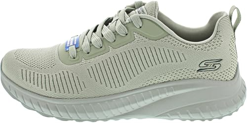 Skechers Damen Bobs Squad Chaos, Face-Off-Sneaker, Hautfarben