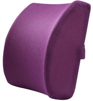 Lendenkissen Auto 1 PC Memory Foam Atmungsaktive Lendenwirbelstütze Für Das Gesundheitswesen Rücken- Und Taillenstütze Reisekissen Autositz Bürokissen Lindert Schmerzen Auto Lendenwirbelstützkissen(PU