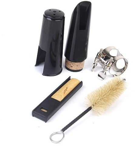 SHOWERORO Clarinet Reinigungsset Mit Bürste Und Schutzhülle Praktisches Zubehör Für Klarinette Leicht Und Tragbar Zum Reinigen Und Pflegen Von Blasinstrumenten Schwarz