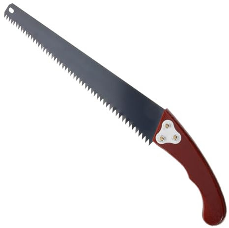 Angoily Tragbare Handsäge Mit Holzgriff Für Gartenarbeit Outdoor Handsäge Zum Baumschnitt Leicht Ergonomisch Effektives Schneiden Von Ästen Camping Werkzeug Für Gartenpflege 500mm