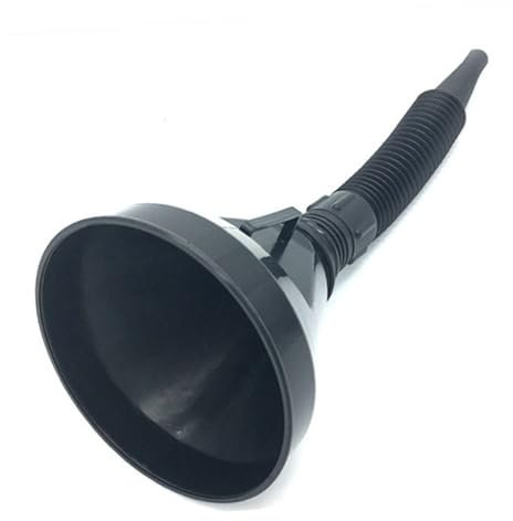 CONGARTENO 5pezzi Imbuto Plastica Con Filtro Rete Per Motore e Carburanti Design Con Beccuccio e Estensione Flessibile Per Rifornimenti Rapidi Senza Fuoriuscite