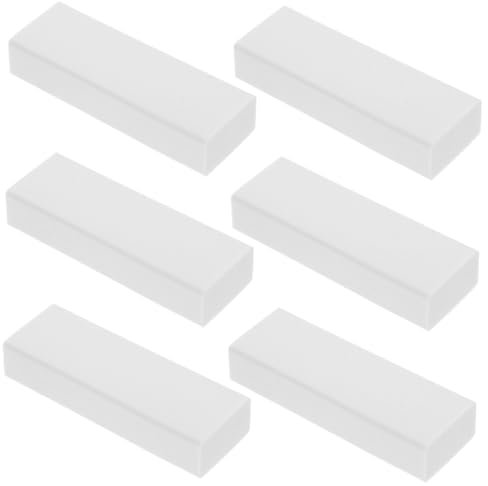 UTHCLO 6pcs White Shoe Cleaner Kit Durable Eraser Comfortable Brush for Sneakers Tennis Shoes and Sports Footwear Safe Cleaning