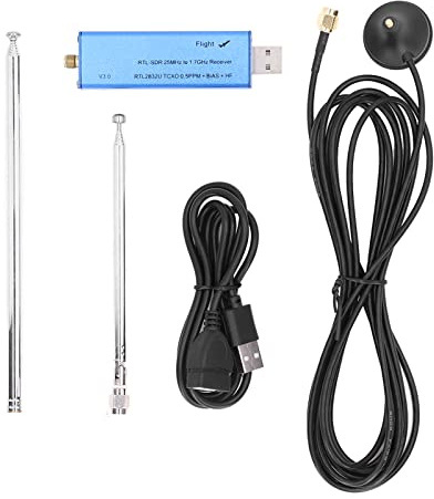 MasYosh Software Defined Radio Kit DAB FM SDR -Empfänger mit Antenne und Socket 25-1760 MHz