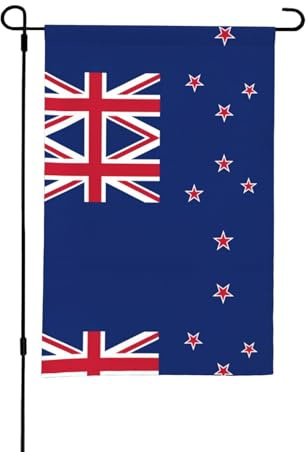 Drapeau de la Nouvelle-Zélande - Grand drapeau de jardin pour l'extérieur - Double face - Motif imprimé complet