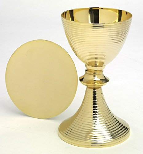 Calices, Hauteur 21 cm, Laiton, Or