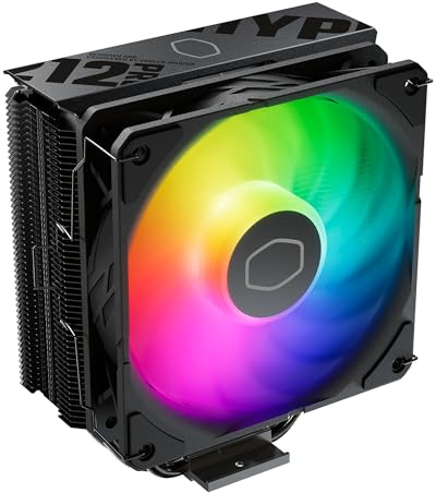 Cooler Master Hyper 212 PRO ARGB CPU Air Cooler, 4 Heat Pipes, PWM Fan
