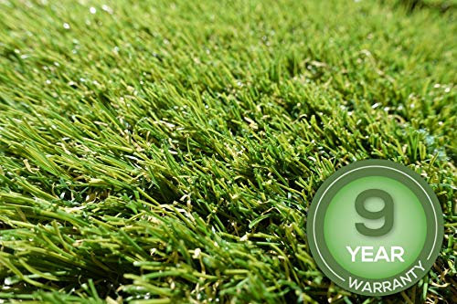 Stadion Kunstrasen Rasenteppich 32mm grün Meterware, verschiedene Größen, 2m 3m 4m 5m,wasserdurchlässig, extreme UV-Beständigkeit (300 x 300 cm)