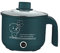 F Fityle Mini Hot Pot Ramen Cooker Padella elettrica Portatile Multiuso Antiaderente per dormitorio dell'home Office, Verde