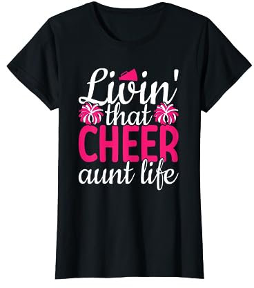 Cheer Tante Cheerleading Tante von Funny Cheerleader Cheer T-Shirt