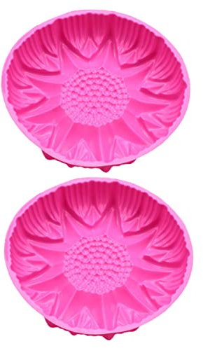 Zerodeko Molde de Silicona para Pastel Superficie Lisa y Resistente al Calor, 2 Piezas para Repostería en Casa y Pastelería Profesional
