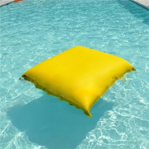 UGEFKMQ Housse Pouf Poirepouf Flottant pour Piscine, Canapé d'entretien, Chaise Pazy, Pouf Géant, Piscine (sans Remplissage), 140Cm X 180Cm,Jaune,180 Cm * 140 Cm