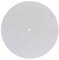 AsrMyjcx Tapis de Plateau tournant en Feutre, Tapis Antistatique pour Plateau tournant, 3mm, 12 Pouces, pour lecteurs de disques à Domicile, Blanc
