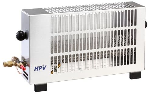 HPV Campingheizung 1,7 kW mit Zündsicherung, 30 mBar, inkl. Schlauch – Kompakte Gasheizung für Outdoor & Camping