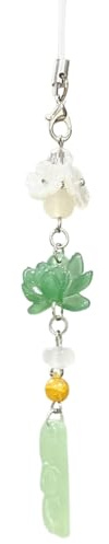 Diogeynu Einzigartiger Blumen-Handyanhänger für Damen, Handy-Anhänger, Kette, Charm, Schlüsselband, modischer Schlüsselanhänger, Taschenornament