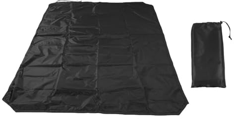 KKPLZZ Cubierta de la caja de techo del coche, 210D con revestimiento de plata de plata para rack de carga de carga (270 x 145 cm)