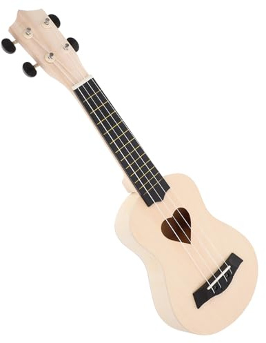 TOGEVAL DIY Ukulele Bausatz Holz Modellspielzeug DIY Graffiti Gitarre Kit für Anfänger zum Basteln und Musikinstrument Selber Bauen