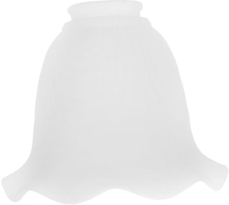 LOORGVEL Abat-jour en Verre Cache-ampoules E27 Acide Lavé Bois de Kapok à Suspendre pour Lampe Plafonnier Abat-jour de Remplacement Décoratif pour Salon la Cuisine