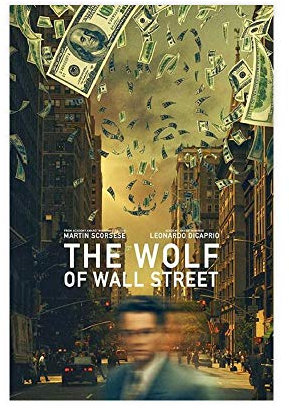 ASDSF Filmposter The Wolf of Wall Street, 6, Leinwand, Poster, Schlafzimmer, Dekoration, Sport, Landschaft, Büro, Zimmer, Dekoration, Geschenk, 40 x 60 cm, ohne Rahmen