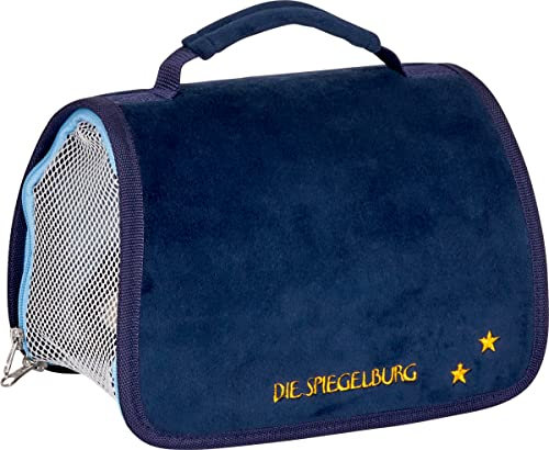 Die Spiegelburg Reisetasche für Plüschtiere, blau - Lustige Tierparade, 18298