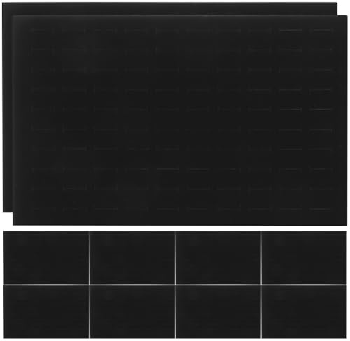 CIYODO 10piezas Caja De Presentación Duradera Almohadillas De Esponja Para Joyas Joyero Almohadilla De Exhibición Para Anillos Almacenaje De Joyería Ranuras Para Anillos
