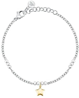 Morellato damarmband i stål med stjärna, TALISMANII kollektion, bästa vän - SAIX27, Stål