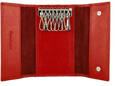 CONTE MASSIMO Porte-clés pour Homme et Femme en Cuir Véritable Sans Boîte
