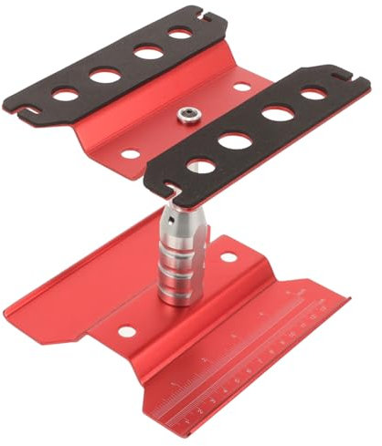 STOBOK Rc Car Ständer Metall 1:8 1:10 Maßstab Reparaturstation Werkstattständer Für Modelltrucks Mit Einstellfunktion Rot Kompakt Für Rc Car Zubehör Und Transport