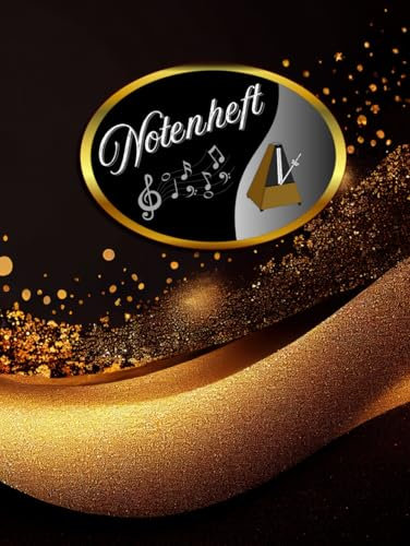 Notenbuch Keyboard Notenheft Klavier Musikunterricht Akkordeon Notenlinienheft Große Lineatur Klavierunterricht Anfänger Piano Orgelbuch DIN A4 ... Notensysteme Musiker Celesta A02A