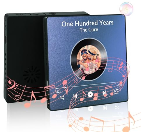 Personalisierte Kühlschrankmagnete Musik, Benutzerdefinierter Kühlschrankmagnet spielt Lied mit Foto, personalisierte Musikgeschenke für Musikliebhaber, Jahrestag Geburtstagsgeschenk für Paare