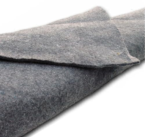Qualitäts - Teichvlies 500 g/m² - 2m x 10m – 20qm - Teichfolienunterlage Schutzvlies Poolvlies