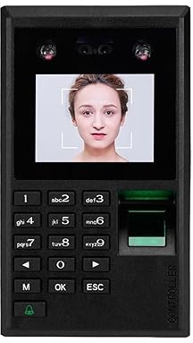 Tastiera con riconoscimento facciale dinamico Lettore di impronte digitali Campanello 100.000 registrazioni di presenze di controllo accessi alla porta della macchina