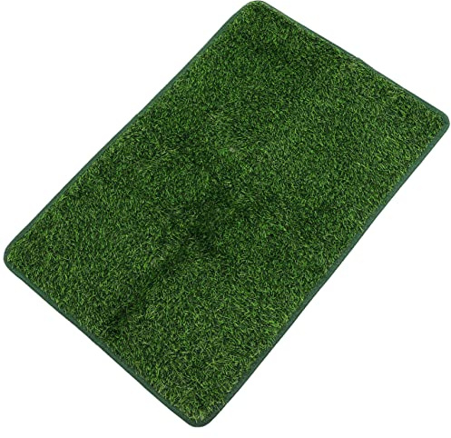 ROMISBABA Alfombrilla para Mascotas Reutilizable Absorbente y Resistente Tapete Higiénico de Césped Artificial Portátil Almohadilla Cambiable para Perros y Gatos Fácil Limpieza y Secado