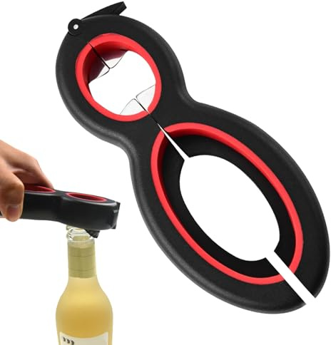 6 In 1 Flaschenöffner Für Senioren,Dosenöffner Für Küche Kochen Senioren | Flaschenöffner Senioren,Flaschenöffner Drehverschluss,Glasöffner Schraubdeckelöffner