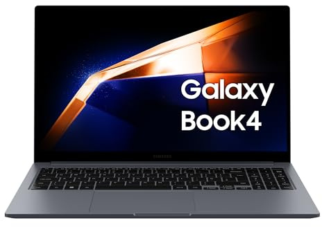 Samsung Galaxy Book4, 3 Anni di Garanzia, Intel Core 7, 16GB RAM, 512GB | Processore Intel Core 7, Laptop 15.6 LED IPS Full HD, Windows 11 Home, Gray [Versione Italiana]