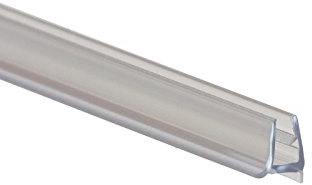 Schulte D2971 Dichtung für Dusche, Horizontal, Duschdichtung, Dusar, transparent, 120 cm