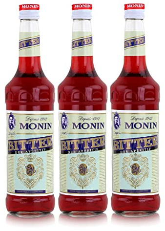 Monin Sirup Bitter Apéritif 0,7L 3er Pack