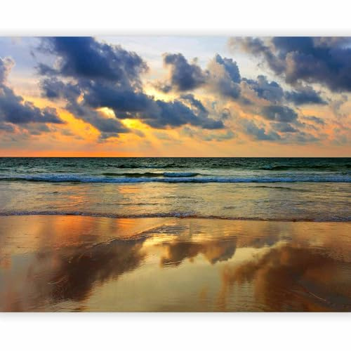 murando Fotomurales autoadhesivo Mar 196x154 cm Papel Pintado Decoración | Pared Murales Pegatina decorativos adhesivos 3d moderna de Diseño Fotográfico