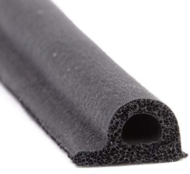 Zellkautschuk selbstklebend P-Profil BxH=9x5,5mm (L=100m) - Dichtungsband - Abdichtung - Isolierstreifen - Premium Qualität