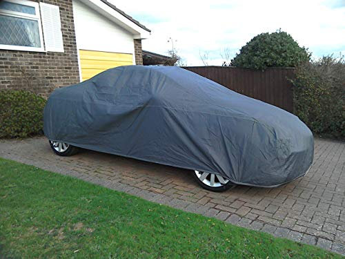 Shield Autocare Small Universal Full Car Cover for Outside Storage | Winter & All-Weather Heavy Duty Waterproof Breathable Indoor Outdoor Protection Anti Frost & Snow