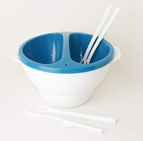 TUPPERWARE Allegra - Microonde per fonduta di cioccolato, 1 l, colore: Blu