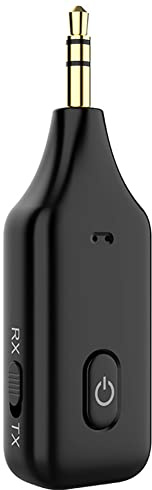 Micrófono Receptor Transmisor Bluetooth 5.1, Adaptador Bluetooth 3 En 1 Bluetooth Manos Libres Reproductor Convertidor De Adaptador De Audio Inalámbrico De 3,5 MM Para PC/TV/Sistema de sonido