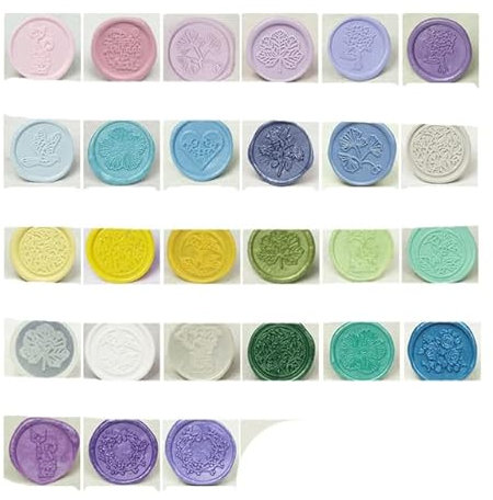 100 Stück Retro Achteck Siegelwachs Perlen Wachssiegel Stempel Perlen für Hochzeit Vintage Craft Decor Kartenherstellung Werkzeuge-13 schwarz, China